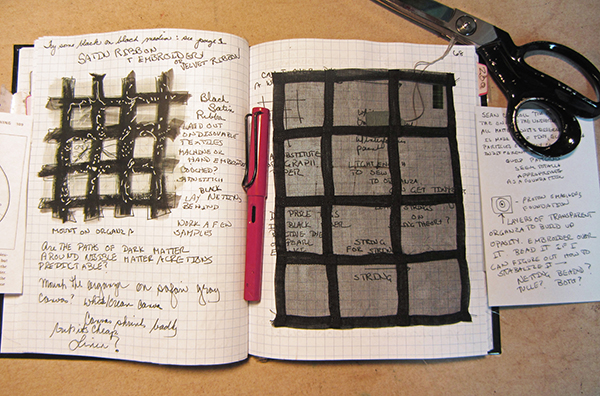 Lindsay Olson's sketchbook ideas for her 2015 